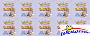 (10) Caja de arte Pokémon 1999 - 300 paquetes sellados - ¡3.000 pegatinas como nuevas! Cajas abolladas - Imagen 1 de 4