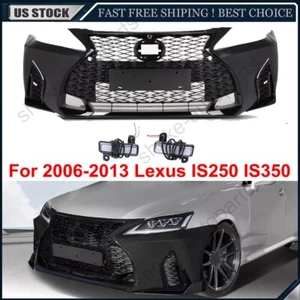 For 2006-2012 2013 Lexus IS250 IS350 to 21+ F-Sport Front Bumper Grille Set - Bild 1 von 15