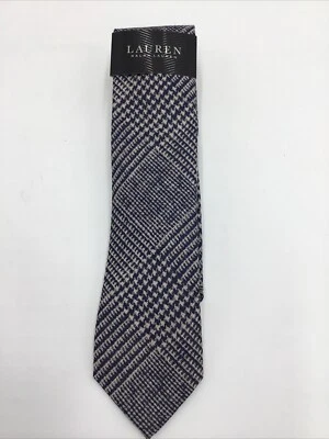 Corbata a rayas múltiples azul marino Lauren Ralph Lauren para hombre - OS Foto 1 de 2