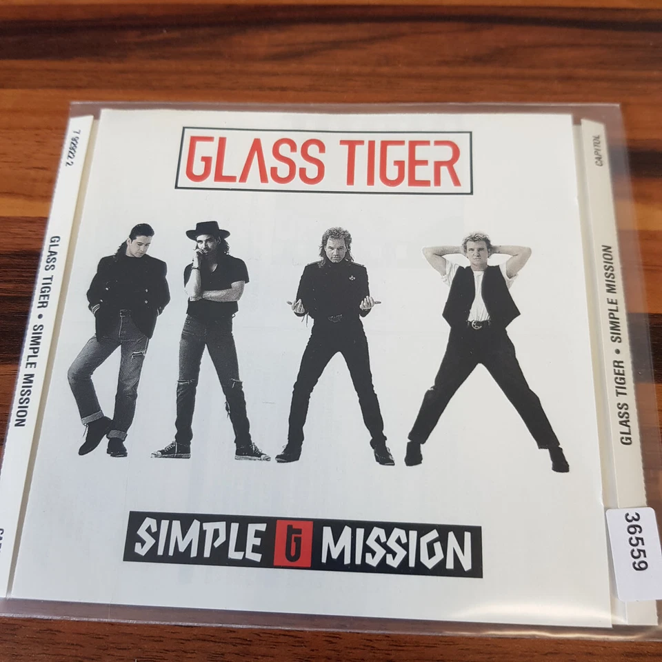GLASS TIGER : Simple Mission  NL  > VG (CD) - Bild 1 von 3