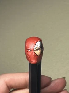 Mcfarlane Size Painted Wounded Red Hood Robin Head Carving Sculpt Model - Picture 1 of 3