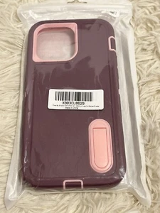 iPhone 14 Pro Max Case Shockproof Heavy Duty Cover W/ Glass Guard - Picture 1 of 8