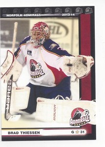 2013-14 Norfolk Admirals (AHL) Brad Thiessen (Cleveland Monsters)