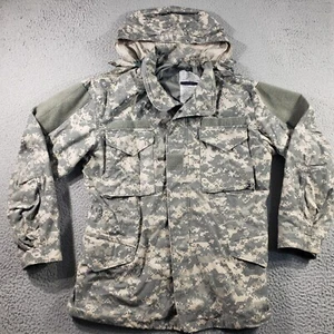 US Army Cold Weather Field Jacket Men's Medium Digital Camo Coat ACU Cotton - Picture 1 of 11