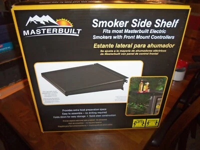 MASTERBUILT SMOKER SIDE SHELF FITS MOST MASTERBUILT ELEC SMOKERS 20101613 NEW - Image 1 of 3