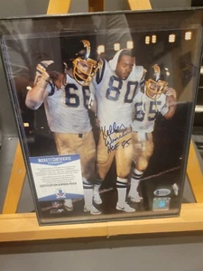 Kellen Winslow Signed Chargers 8x10 Inscribed HOF 95 (Beckett COA) - Picture 1 of 5