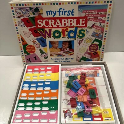 My First Scrabble Words Vintage Mattel Spears Board Game - Image 1 of 3