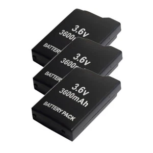 3xLot Of 3 3.6V 3600MAH Rechargeable Battery For Sony PSP-110 PSP-1001 PSP - Picture 1 of 5