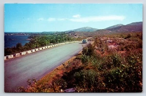 Postcard Scenic Drive, Roadway, to Summit of Mt. Cadillac, Mt. Desert Island, ME - Picture 1 of 2