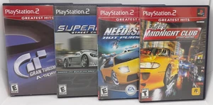 PS2 Car Racing Game Bundle of 4: Midnight Club, Need for Speed, Supercar... - Picture 1 of 14