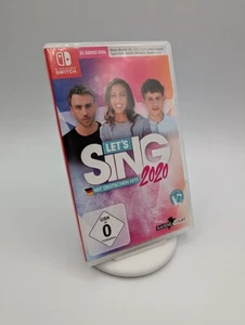 Nintendo Switch - Let's Sing 2020 mit deutschen Hits - Spiel in OVP - Sehr Gut - Bild 1 von 3