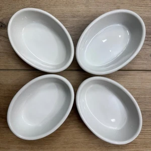 Pillivuyt Individual Deep Oval Bakers Dishes Set of 4 New Vintage NWT - Picture 1 of 6