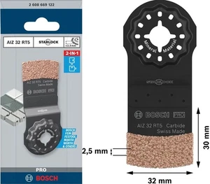 Bosch lama per utensile multifunzione gop PRO AIZ 32 RT5 calcestruzzo malta - Imagen 1 de 5