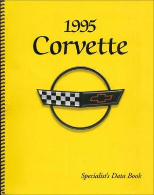 Chevrolet Corvette 1995 color y tapicería concesionario álbum libro de datos opciones de datos Foto 1 de 2