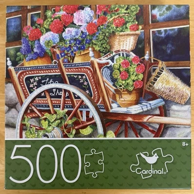 Rompecabezas PEDDLIN POSES Cardinal 500 Piezas Carro de Flores 18x24 (BH12) Foto 1 de 2