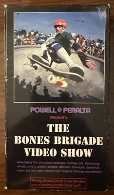 Powell Peralta Skateboards Presents THE BONES BRIGADE VIDEO SHOW - VHS - RARE!!! - Image 1 of 4
