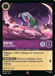 Disney Lorcana TCG - Rafiki - Mystical Fighter [Foil] 36/204 Fabled Rare - Bild 1 von 3
