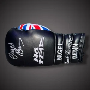 Nigel Benn ‘Dark Destroyer’ Hand Signed Boxing Glove £125 With COA - Picture 1 of 2