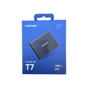 Samsung T7 SSD Portable 2 To USB 3.2 Gen.2 SSD Externe Gris Titane - NEUF - Photo 1/17
