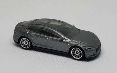 Matchbox Silver Tesla Model S Loose 1/64 - Image 1 of 3