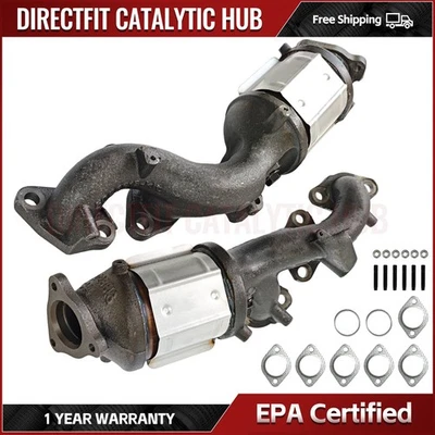 2X Catalytic Converter For 2002 2003 2004 Nissan Frontier/Xterra 3.3L V6 EPA - Image 1 of 4