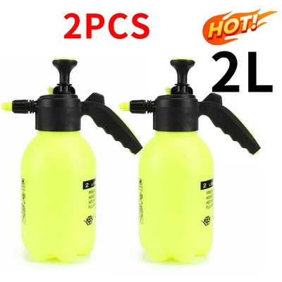 BARGAIN FACTORY 2pcs 2L Garden Pressure Spray Bottle Hand Pump Plant Water Sprayer Plant Mister~