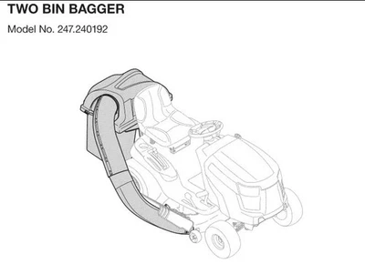 CRAFTSMAN MOWER LT2000 BAGGER UNIT 247.240192 PICK UP ONLY - Image 1 of 4
