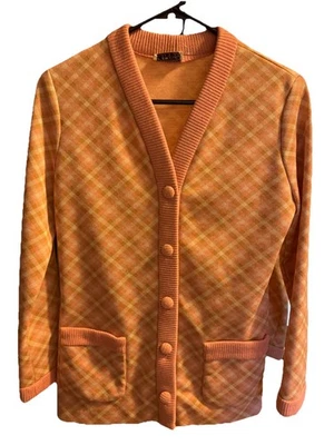 Cárdigan Suéter Jo Hardin Originals Vintage Retro Rosa y Blanco Años 50 Rockabilly Foto 1 de 4