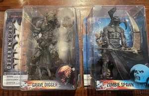 Spawn Zombie And Grave Digger Action Figures X2 McFarlane Toys New - Picture 1 of 12