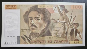 100 FRANCS 1982 Z.56 EUGÈNE DELACROIX Qualité !! - Picture 1 of 2