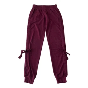 Damen Jogginghose Zella XS Pflaume Tie Legs Cinch Lila - Bild 1 von 7