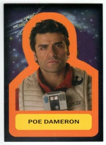 STAR WARS JOURNEY TO THE FORCE AWAKENS STICKER INSERT S-6 POE DAMERON - Picture 1 of 2