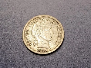 VF 1897-S Barber Dime - Picture 1 of 2