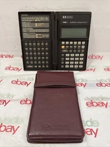 Calculadora HP 19BII Business Consultant II con estuche de cuero original PROBADA - Imagen 1 de 10