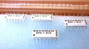 10 Stück Widerstand Netzwerk 13 x 1KΩ | Resistor Array Network | 2% | 899-1-R1K - Picture 1 of 4