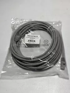 Cat6 Ethernet Patch Cable Network Internet Cord Stranded 102315 24AWG 25' Gray - Picture 1 of 5