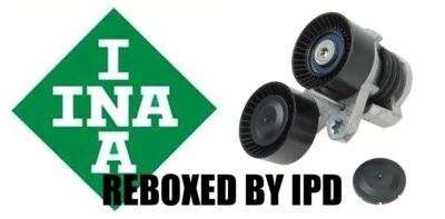 INA Drive Belt Tensioner w/Pulleys - BMW 135i 11-13, 335i/ixDrive 11-13,X1 13-15 - Image 1 of 2