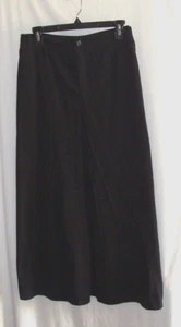 Soft Black Full Length Center Pleated/Flare MAXI Skirt by FACTOR Sz 20W - Picture 1 of 7