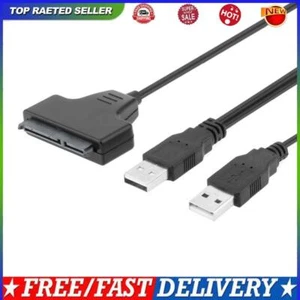 Adapter USB 2.0 SATA 7+15Pin Kabel für 2,5 Zoll HDD Laptop Festplatte - Bild 1 von 8
