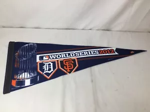 2012 World Series Pennant San Francisco Giants vs Detroit Tigers Wool FREESHIP - Picture 1 of 4