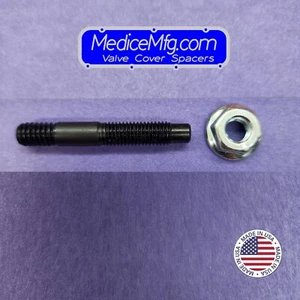 STUD KIT FOR 1/2" Small Block Chevy Stagger Bolt 1955-1958 VALVE COVER SPACERS - Picture 1 of 4