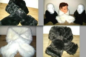 Hochzeit Kunstfell Loop Through Stola Schal Luxus Brautmutter Unisex - Bild 1 von 12