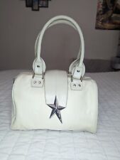 Thierry Mugler Bag White Shoulder Bag Star Purse Rhinestones Bag Cream White
