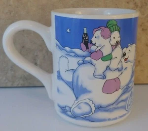 Coca Cola Gibson 1999 Eisbär Kaffeebecher - Bild 1 von 6