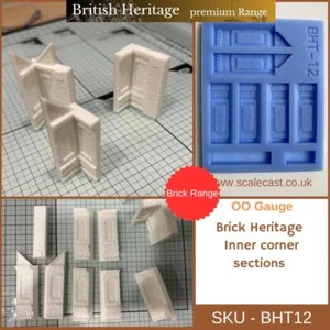 BHT12 Brick Heritage BRICK Inner corner sections - For model Scenery - Picture 1 of 2