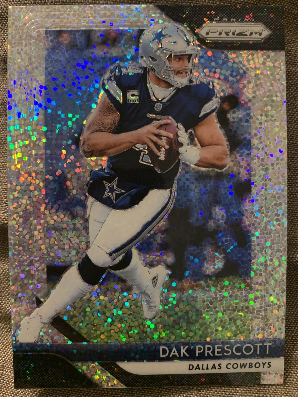DAK PRESCOTT 2018 PANINI PRIZM WHITE SPARKLE SSP DALLAS COWBOYS
