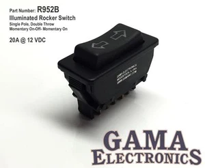 Power Window Rocker Switch Reverse Polarity Control - R952B - Bild 1 von 3