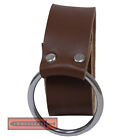 Vikings Medieval Knight Brown Leather Ring Belt Cosplay Larp Costume 52 Inches