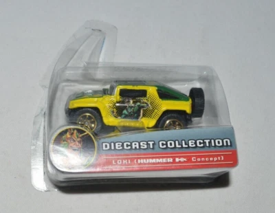 MAISTO MARVEL UNIVERSE - DIECAST COLLECTION LOKI HUMMER HX CONCEPT GREEN/YELLOW - Image 1 of 4