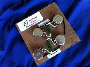 The Blues Prewired Upgrade Kit Gibson Epiphone Les Paul Short Shaft Pot PIO Caps - Picture 1 of 5